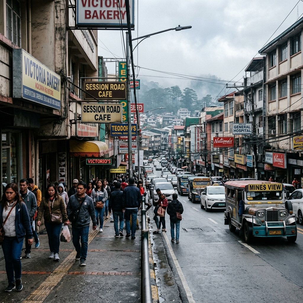Session Road & Baguio City Market