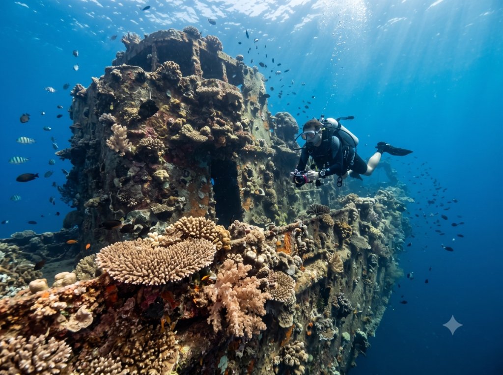 World-Class Lagoons & Wreck Diving