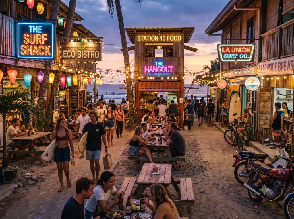 Vibrant Coastal Culture & Sunset Socials