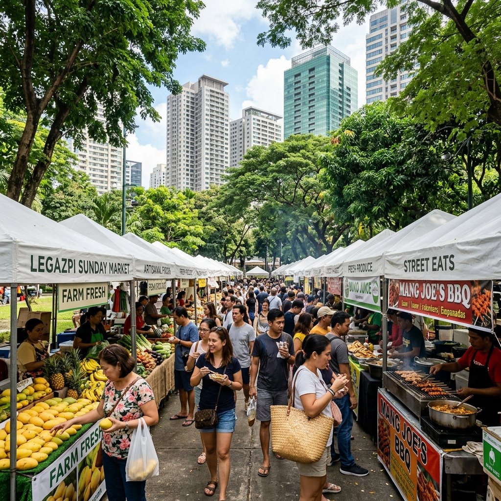 Legazpi Sunday Market & Washington SyCip Park